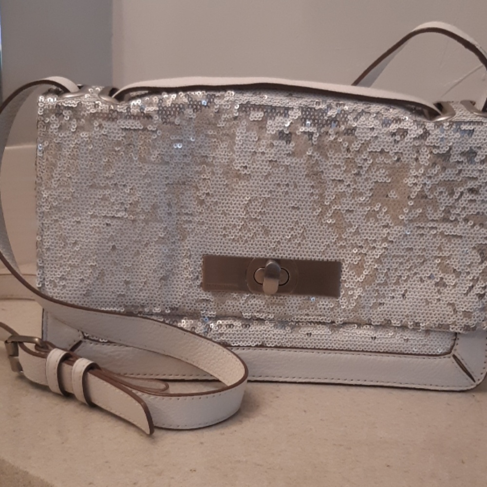 BCBGMaxAzria Sequin Crossbody Bag